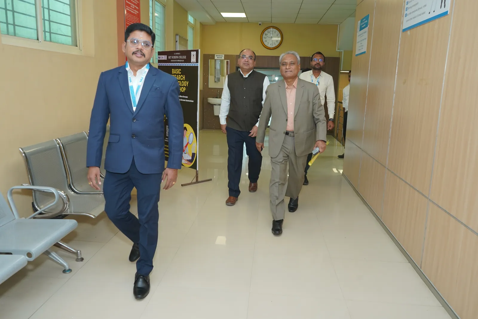 Principal at college event