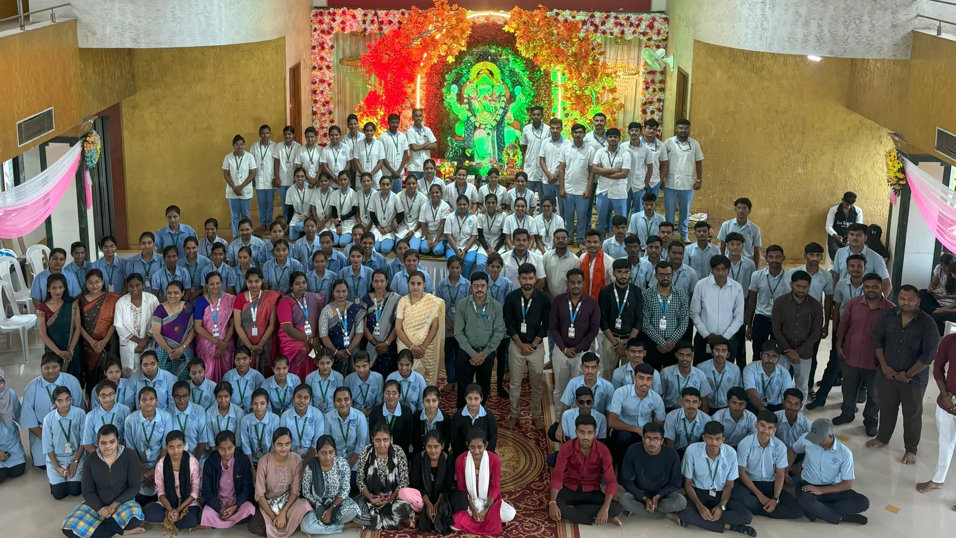 College gathering
